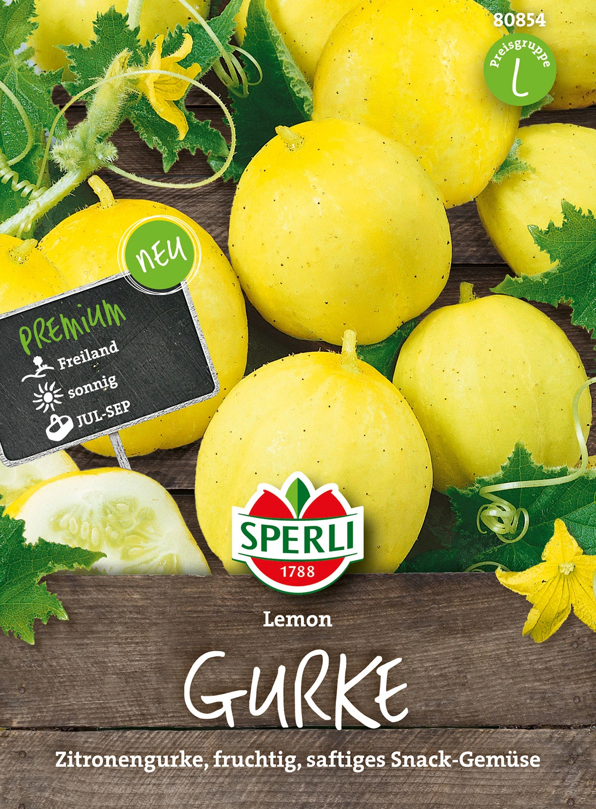 Gurke Lemon (Zitronengurke) | Gurkensamen Von Sperli 2 Gurke Lemon (Zitronengurke) | Gurkensamen Von Sperli – Bild 2
