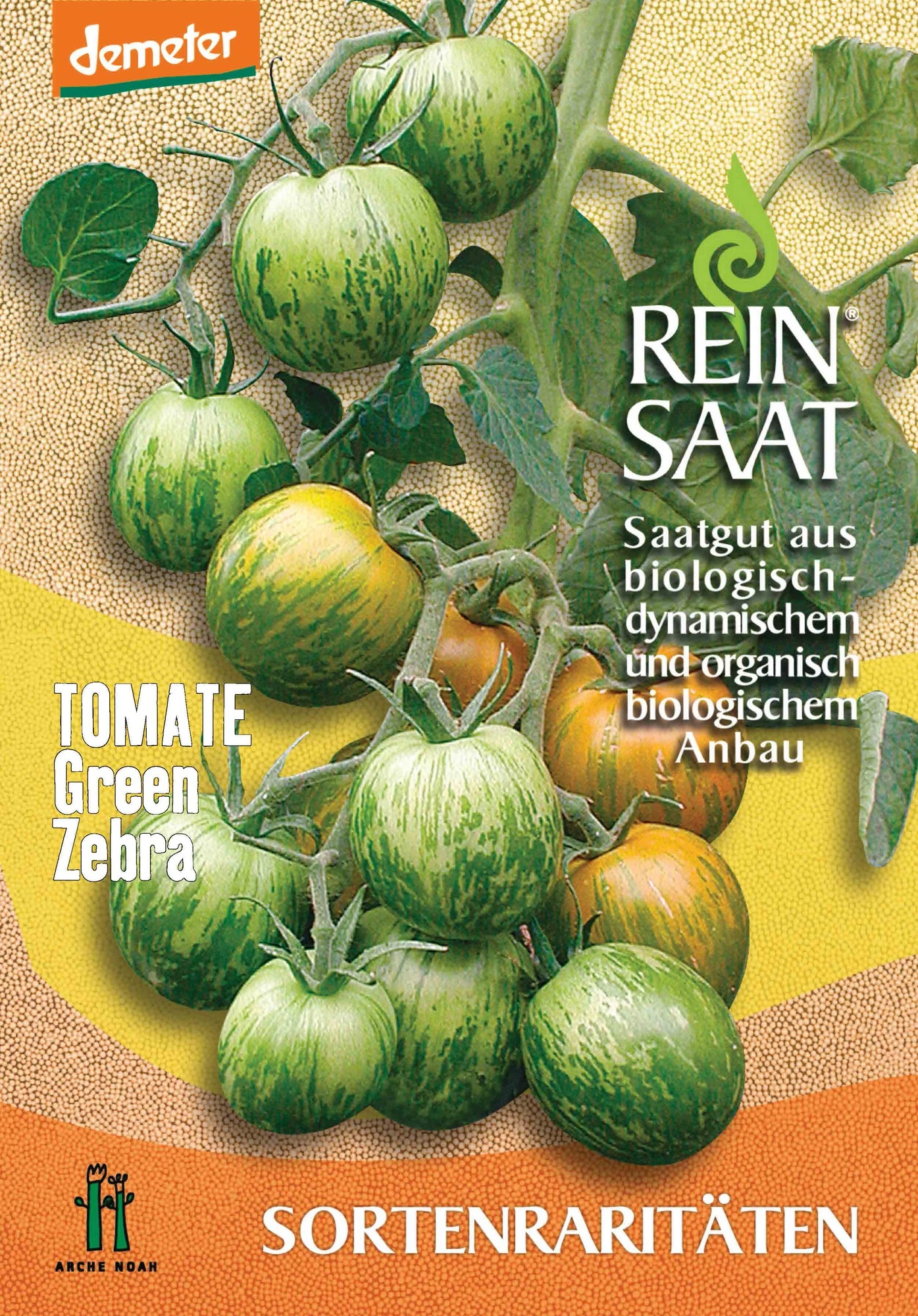 Salattomate Green Zebra | BIO Kirschtomatensamen Von Reinsaat 1 Salattomate Green Zebra | BIO Kirschtomatensamen Von Reinsaat