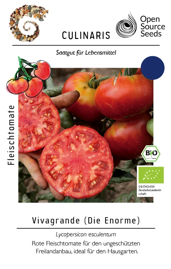 Freilandtomate Vivagrande | BIO Freilandtomatensamen Von Culinaris 1 Freilandtomate Vivagrande | BIO Freilandtomatensamen Von Culinaris