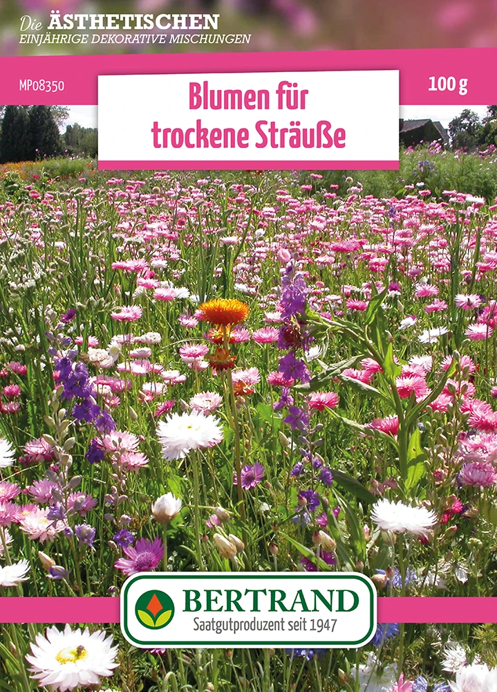 Blumenwiese Blumen Für Trockensträuße (100 G) | Blumensamen Von Bertrand 1 Blumenwiese Blumen Für Trockensträuße (100 G) | Blumensamen Von Bertrand