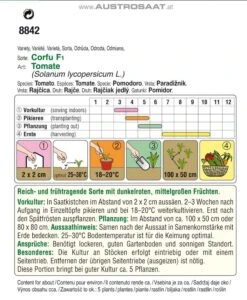 Tomate Corfu F1 | Tomatensamen Von Austrosaat