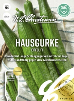 Hausgurke Eiffel F1 | Gurkensamen Von N.L. Chrestensen