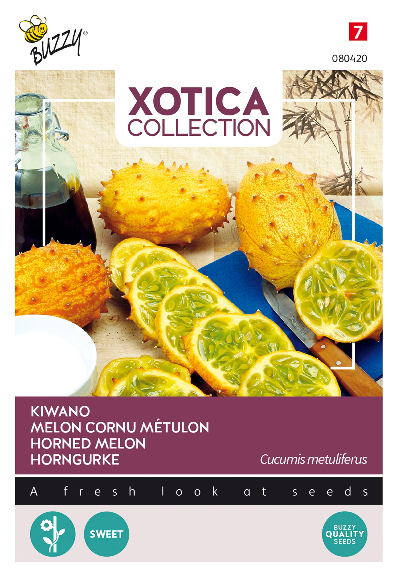 Kiwano Horngurke | Horngurkensamen Von Buzzy Seeds 1 Kiwano Horngurke | Horngurkensamen Von Buzzy Seeds