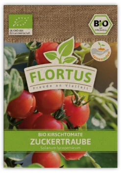 Kirschtomate Zuckertraube (100 Stück) | BIO Tomatensamen Von FLORTUS