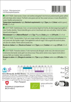 Ausgewählte Produkte -Angebote Samenhaus Store 551676 BIO Datteltomate Lucky Tiger to97 sr 1