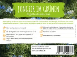 Wiesenblume Jungfer Im Grünen (100 G) | Jungfer Im Grünen Samen Von FLORTUS -Angebote Samenhaus Store 558927 Wiesenblume Jungfer im Gruenen 100 g 2000 0877 3