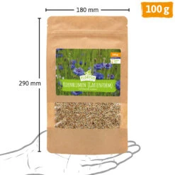 Wiesenblume Kornblume (100 G) | Kornblumensamen Von FLORTUS -Angebote Samenhaus Store 558929 Wiesenblume Kornblume 100 g 2000 0879 4