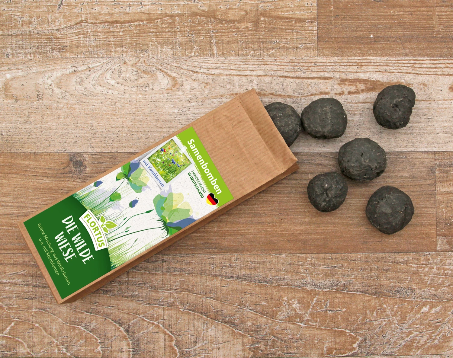 Samenbomben Die Wilde Wiese (6 Stück) | Wildblumenwiese Von FLORTUS 6 Samenbomben Die Wilde Wiese (6 Stück) | Wildblumenwiese Von FLORTUS – Bild 6